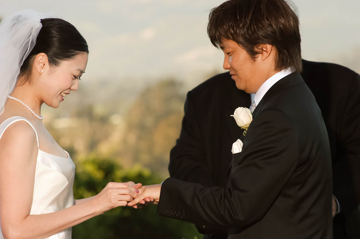 Ceremony at Gloria Ferrer: Ring Exchange