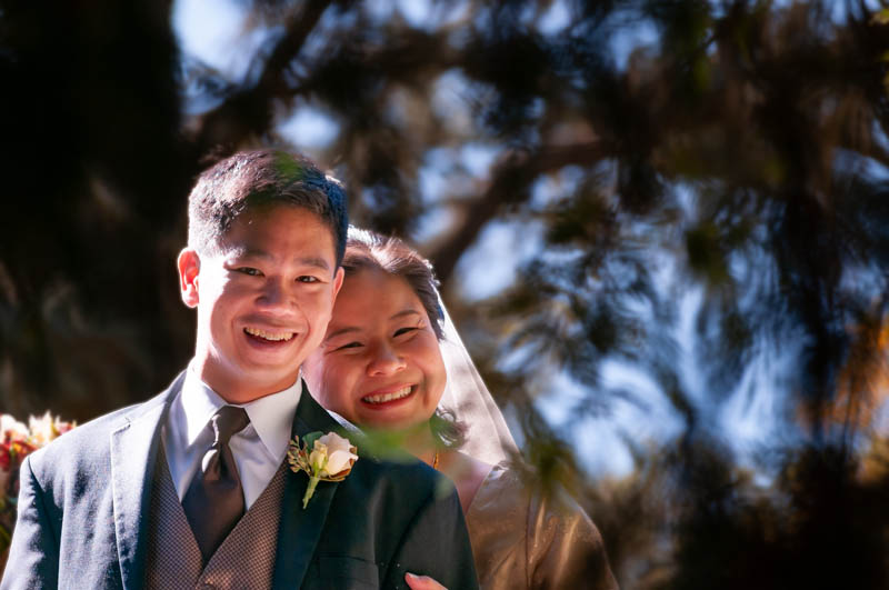 Bride and Groom, posed photo