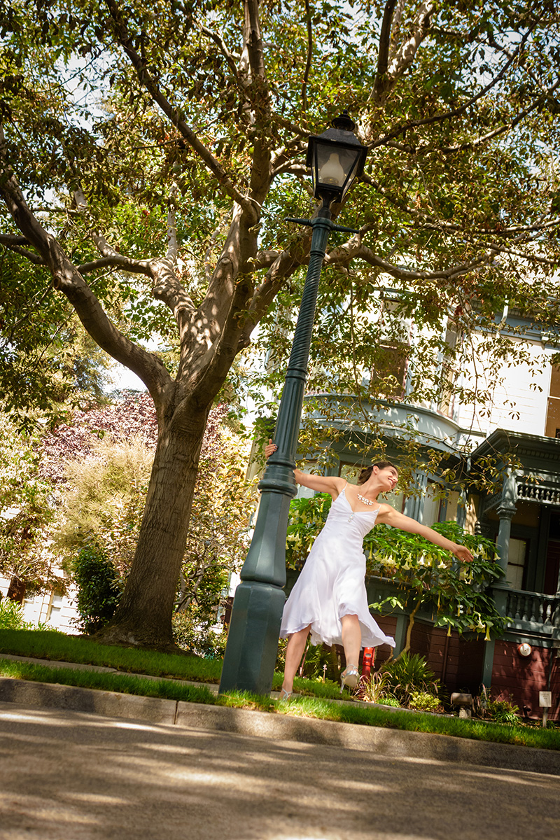 Pre-Ceremony Bride, Preservation Hall Exterior Shot