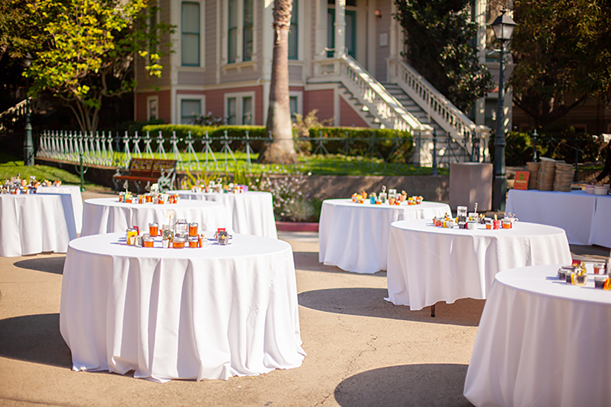 Wedding Banquet Setup, Preservation Park Outside