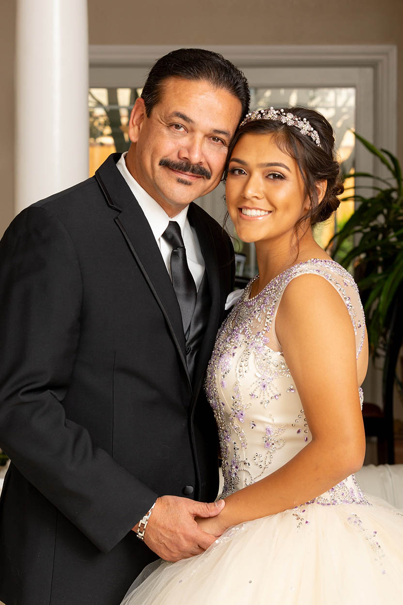 Formal Photo: Quinceañera with Dad